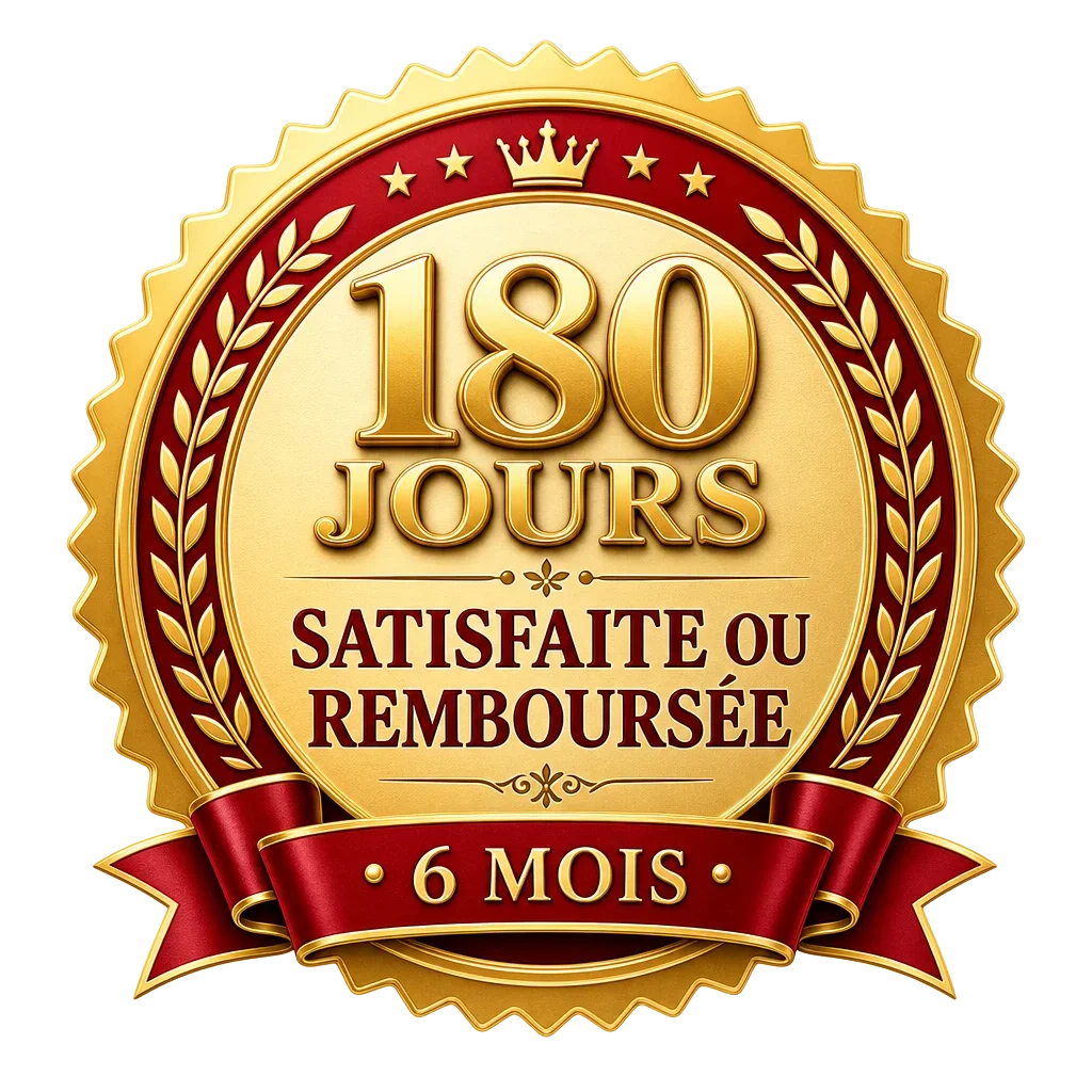 Garantie 180 jours satisfait ou remboursé